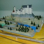 Die zweite Platte mit Schloss Neuschwanstein