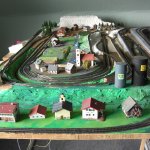 Der Anfang mit Dorf und Kirche