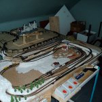 Erste Anlage teilweise mit Gips